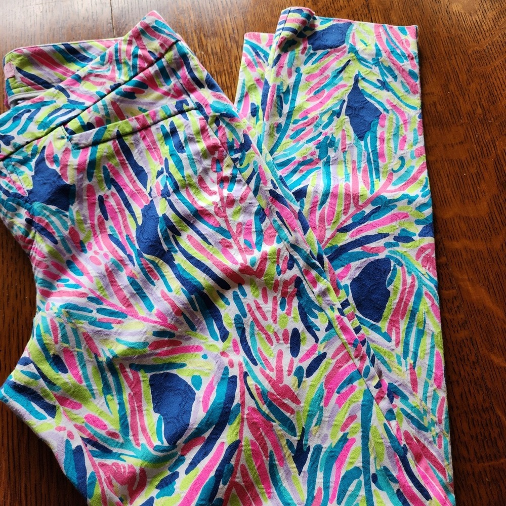 Lilly Pulitzer Size 4 Skinny Ankle Pants‎ Preppy Posh Sophisticated